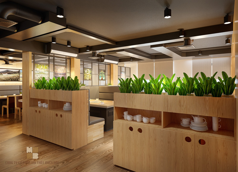 Thiết kế nội thất nhà hàng Isteam sang trọng (Phần 2) - H2